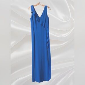 Karl Lagerfeld Royal Blue Sleeveless Gown, size 6 excellent condition